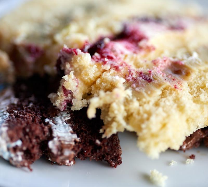 25-Min Chocolate Cherry Dump Cake