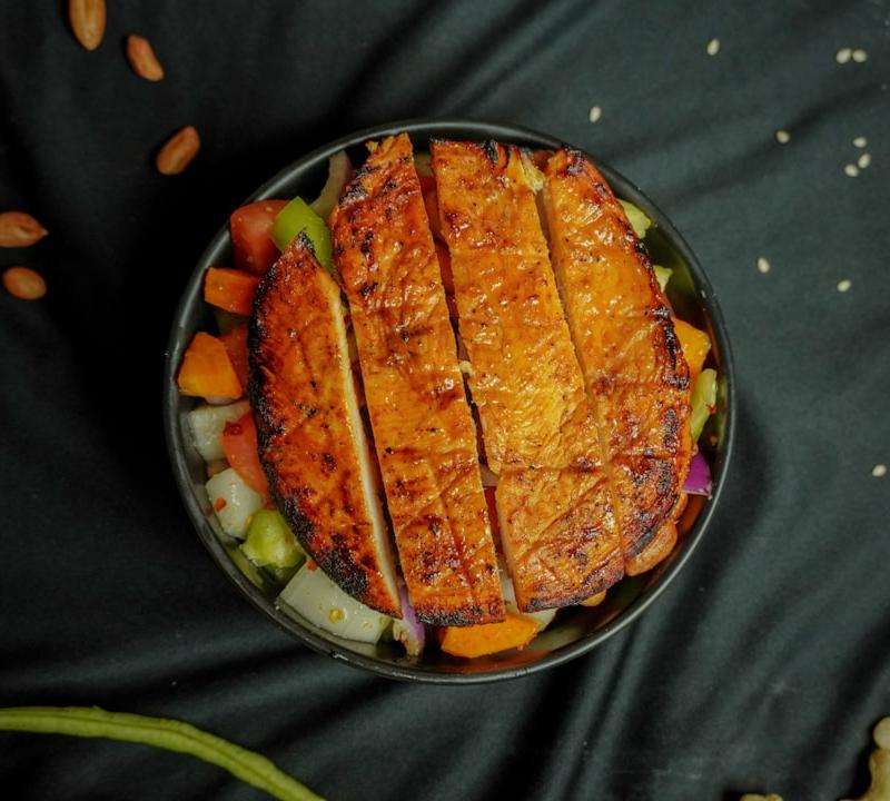 Crispy Tofu Rice Bowl