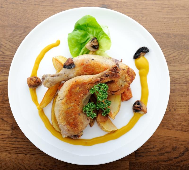 Crispy Paprika Chicken with Roasted Potatoes
