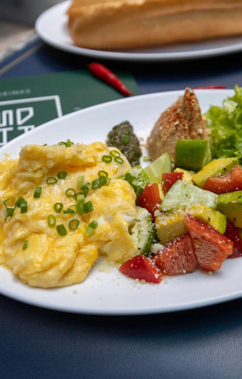 Feta & Oregano Scrambled Eggs