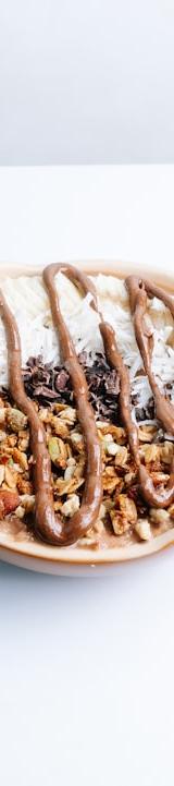 Warm Chocolate Chip Oatmeal Bowl