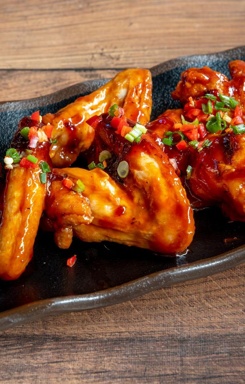 Air Fryer Maple Dijon Chicken Wings