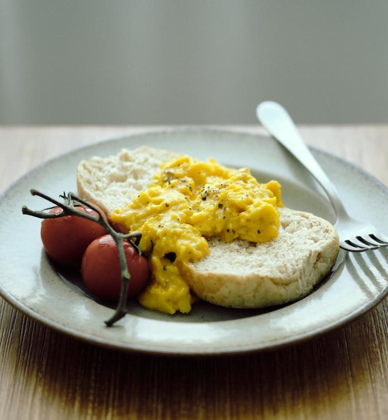 Cream Cheese Scrambled Eggs