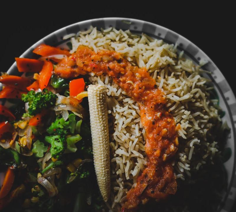 Crispy Feta & Olive Rice Bowl