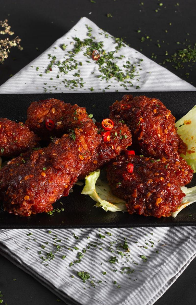 Air Fryer Sweet Chili Wings with Lime