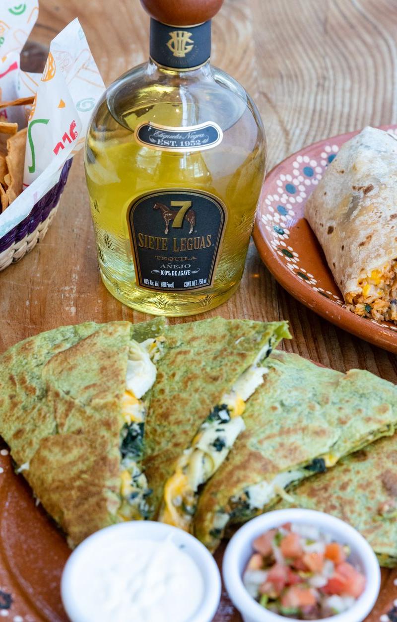 Crispy Cheddar Bean Quesadilla