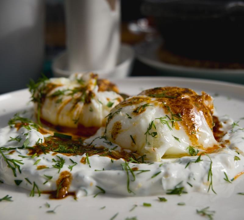 Cilbir: Turkish Yogurt Eggs