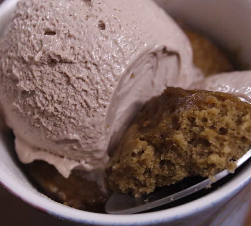 5-Minute Chocolate Chip Cookie Mug Cake