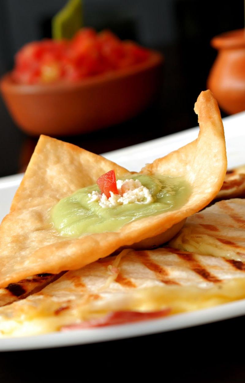 Crispy Corn & Cheddar Quesadilla