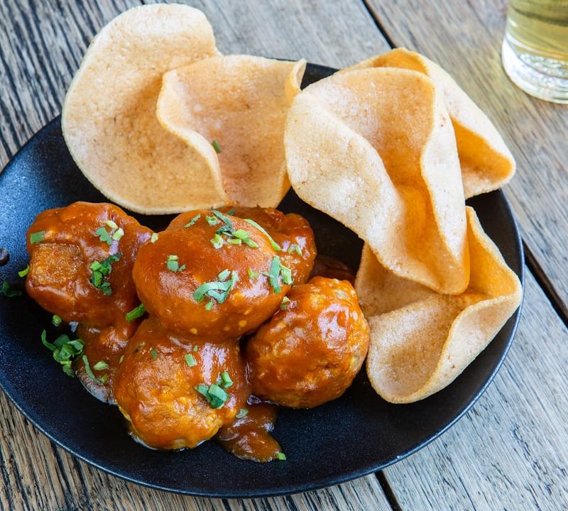 Honey Garlic Meatball Bowl