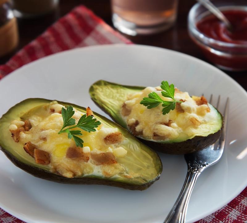 Baked Eggs in Avocado
