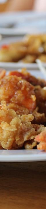Soy Garlic Fried Chicken with Rice