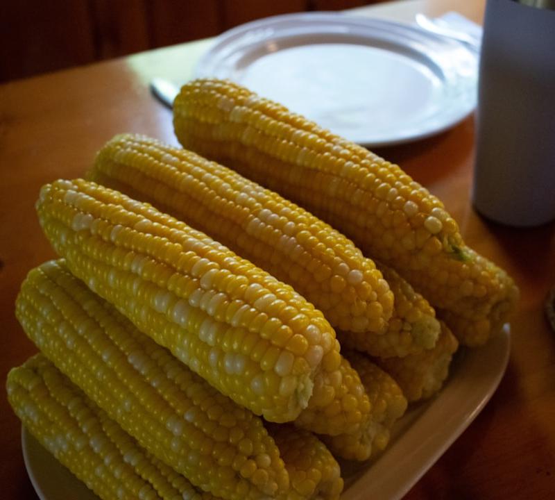 Slow Cooker Corn with Herb Butter