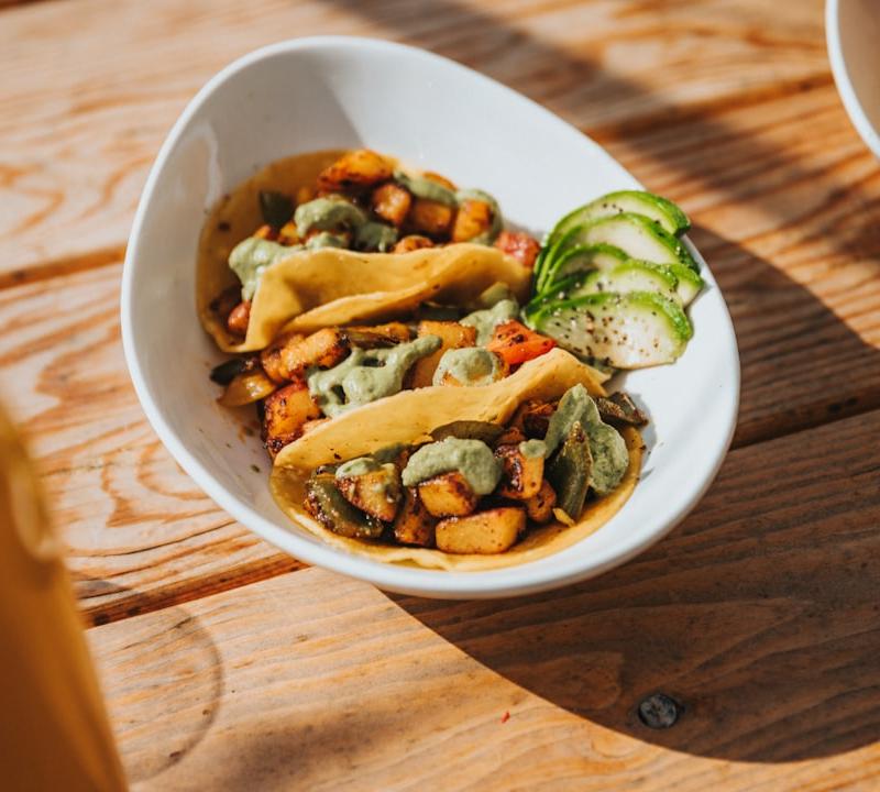 10-Min Charred Veggie Tacos