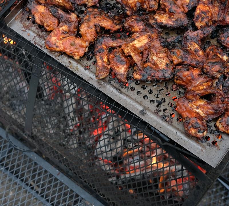 Honey Garlic Grilled Chicken Wings