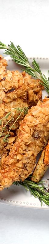 Garlic Italian Pork Chops with Roasted Root Veggies