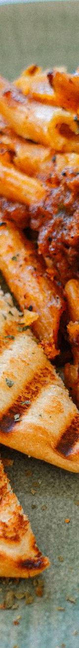 20-Min Baked Ziti with Garlic Bread