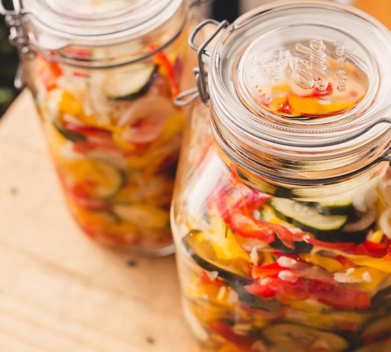 10-Min Fridge Pickles