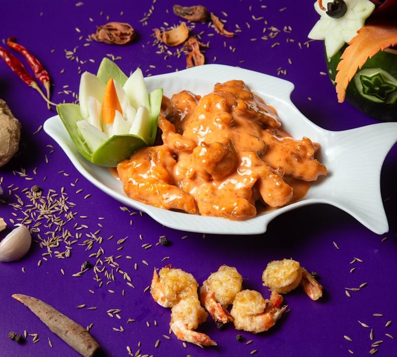 10-Min Buffalo Shrimp Skillet