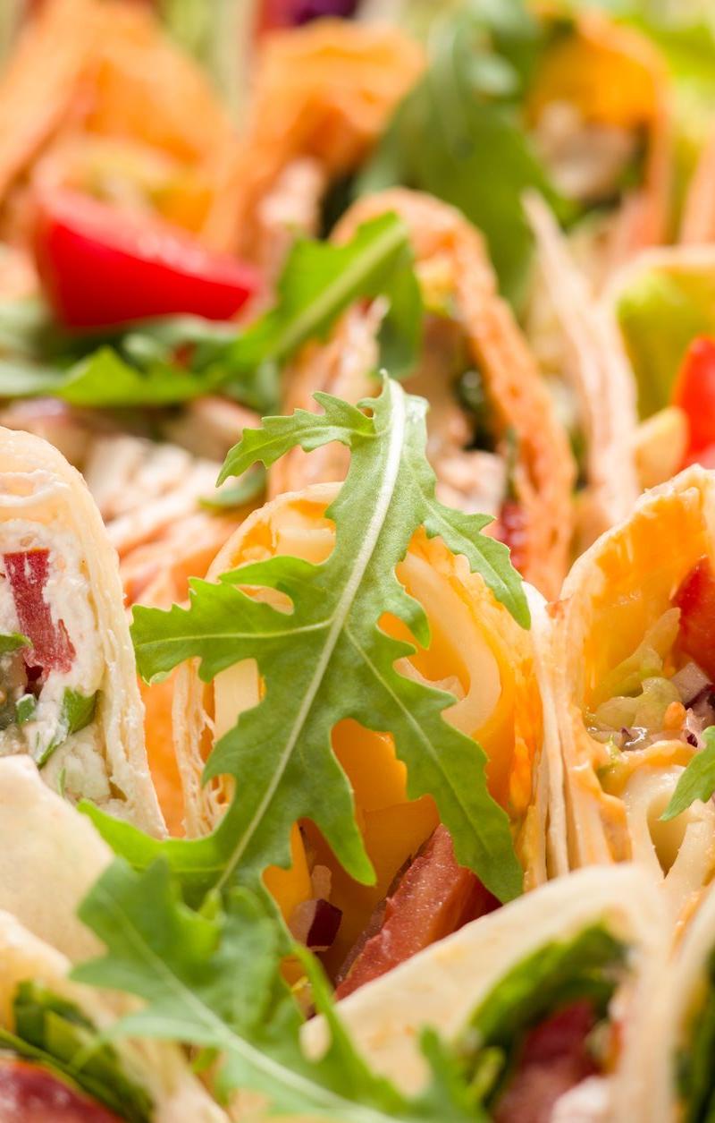 Crispy Ham & Cream Cheese Roll-Ups