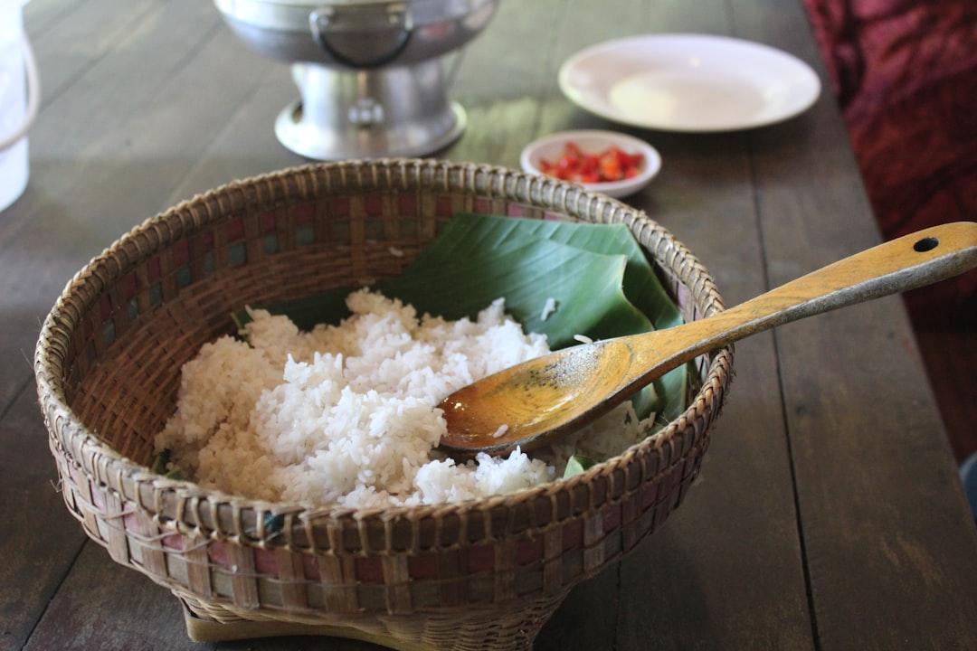 Fluffy Coconut Rice with Chili