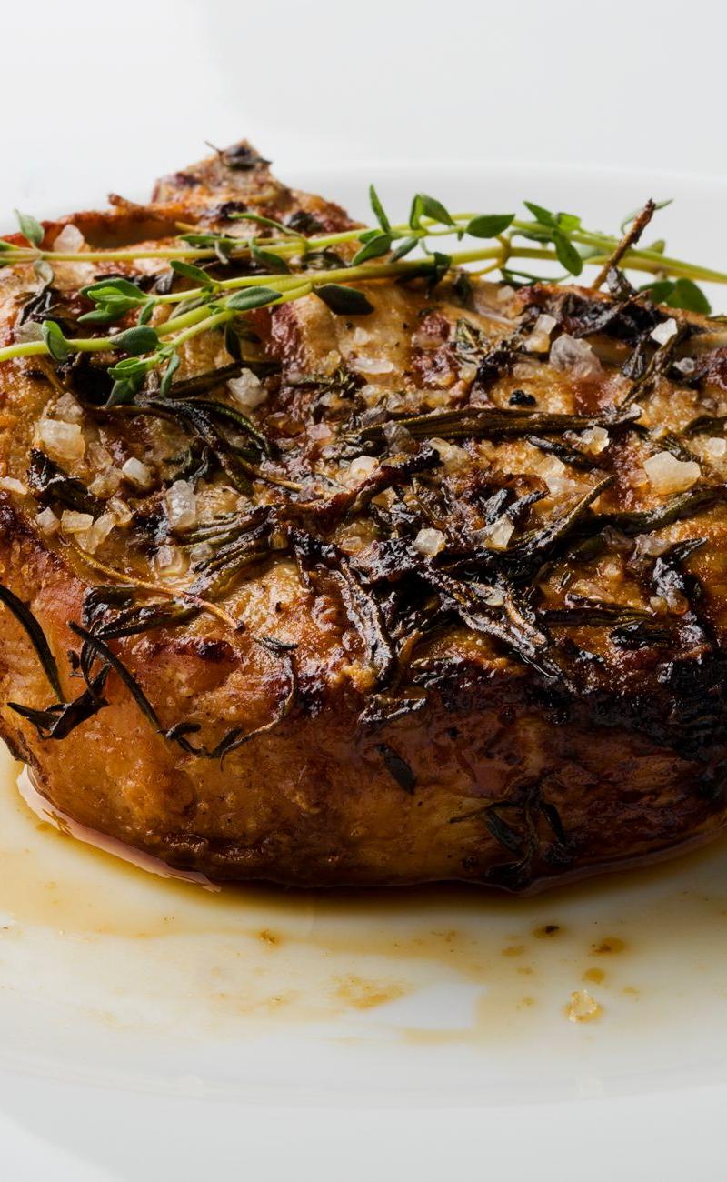Maple Dijon Baked Pork Chops