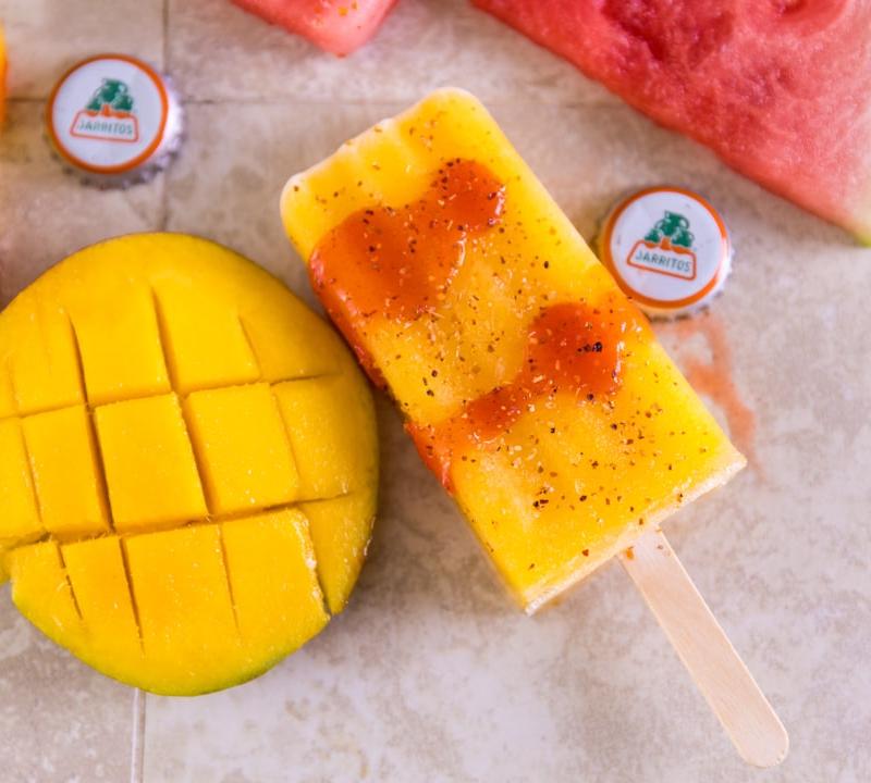 Coconut-Mango Popsicles