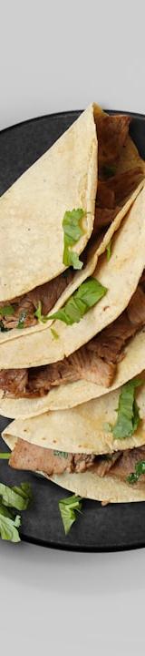 10-Min Cheesy Beef Soft Tacos