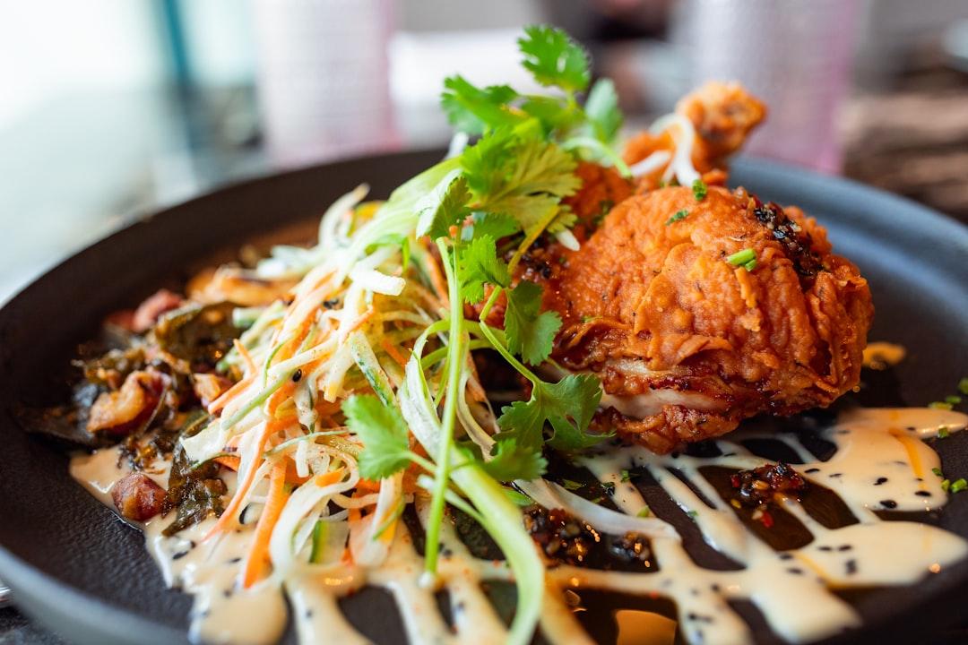 Air Fryer Ranch Chicken with Crispy Slaw