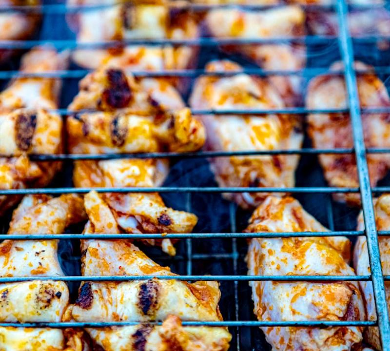 Maple Dijon Baked Chicken Wings
