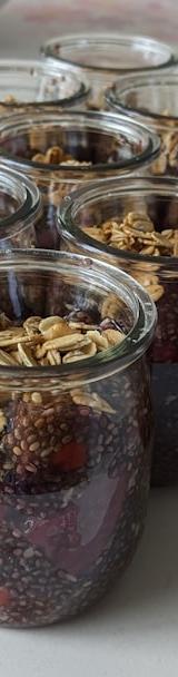 Overnight Chia Pudding with Granola