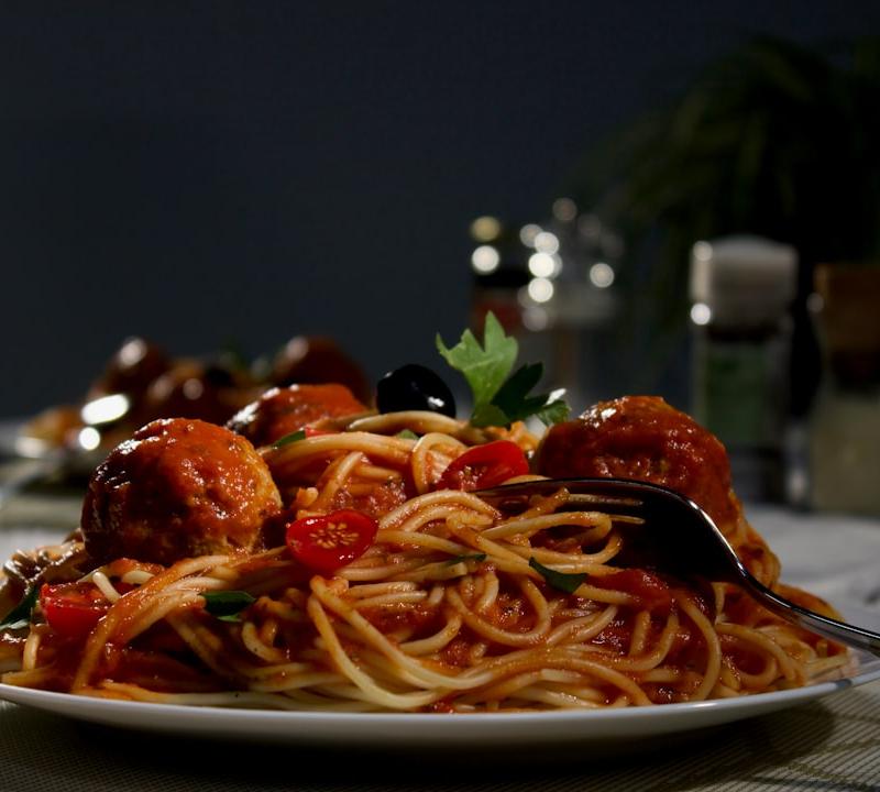 20-Min Meatball Marinara Pasta