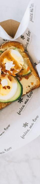 Hummus Toast with Cucumber & Chili Flakes