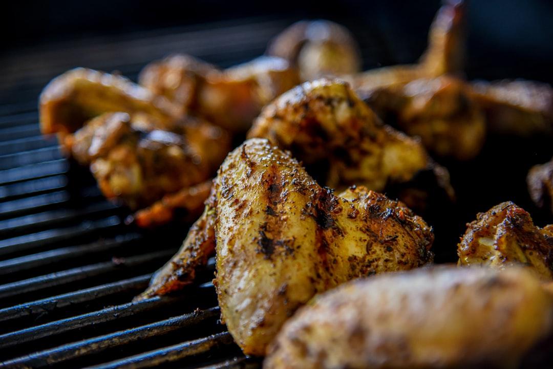 Sticky Honey Mustard Baked Chicken Wings