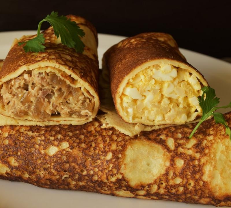 Cottage Cheese Tuna Wrap