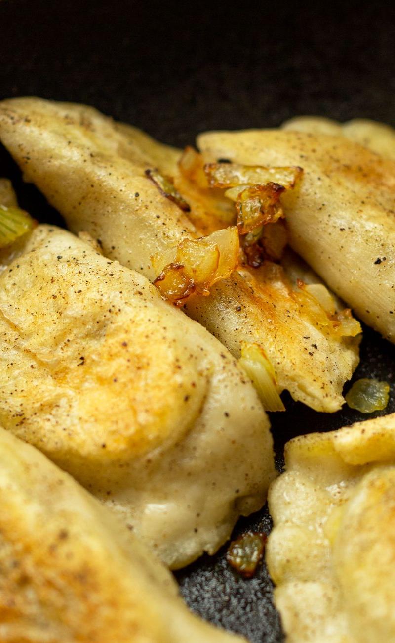 Sheet Pan Sausage & Pierogi with Caramelized Cabbage