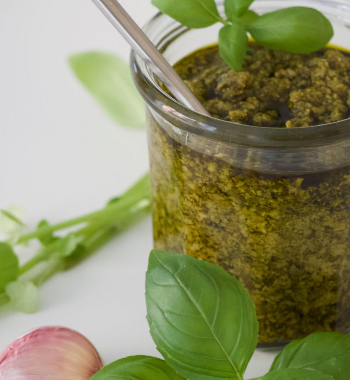 5-Minute Fresh Basil Pesto