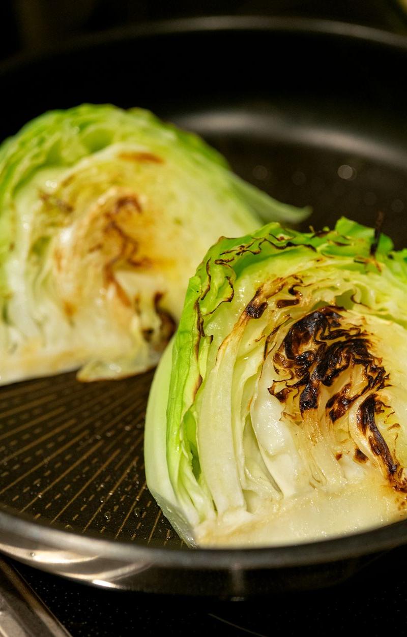 Charred Grilled Cabbage