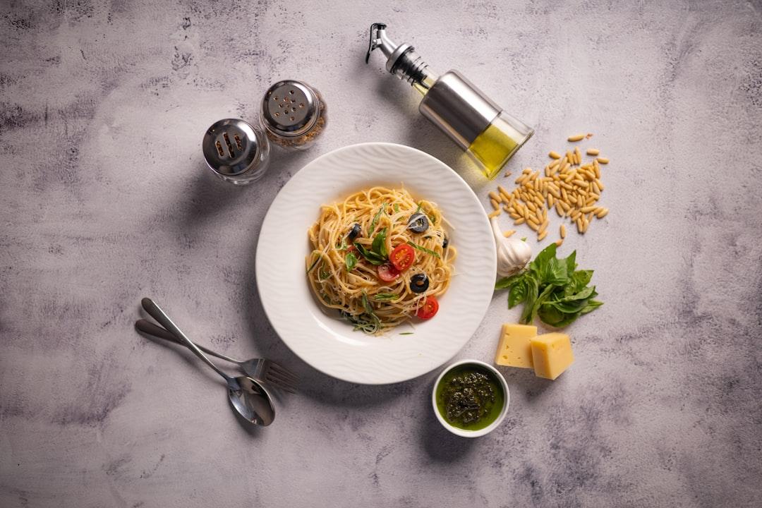 Garlic Spinach Parmesan Pasta