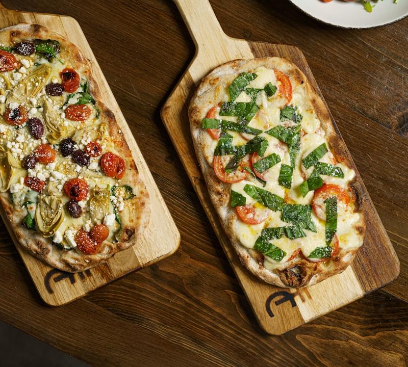 Pesto Mozzarella Flatbread