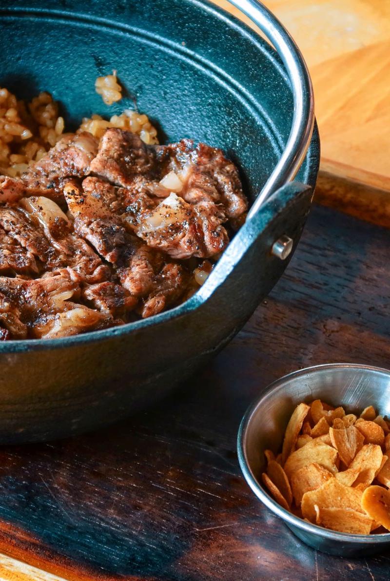 Cheesy Beef & Rice Skillet