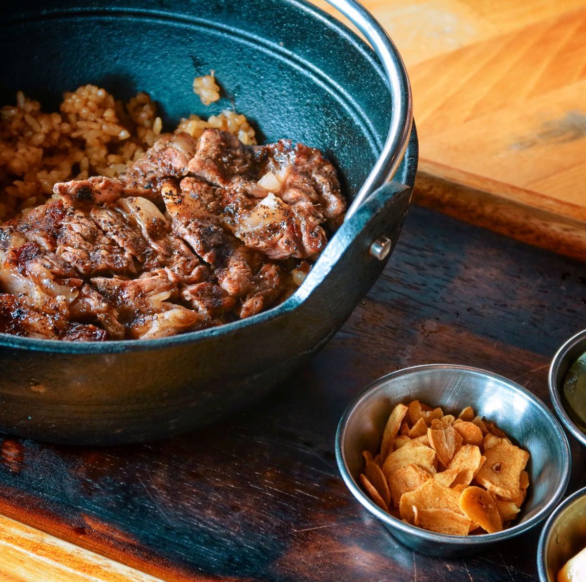 Cheesy Beef & Rice Skillet