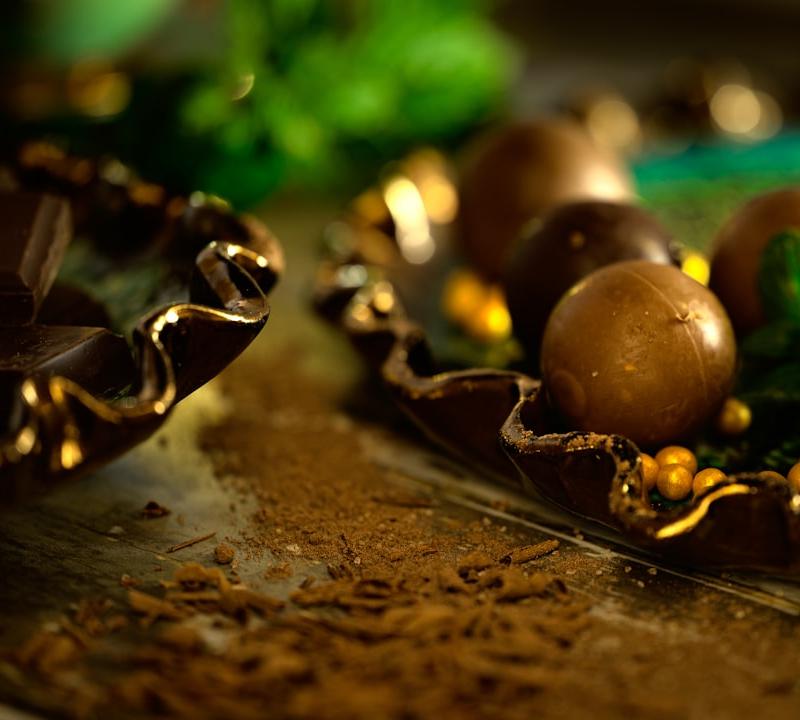 No-Bake Mint Chocolate Truffles