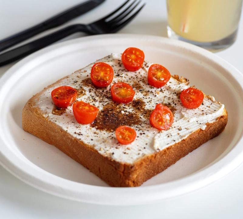 Cream Cheese Everything Toast