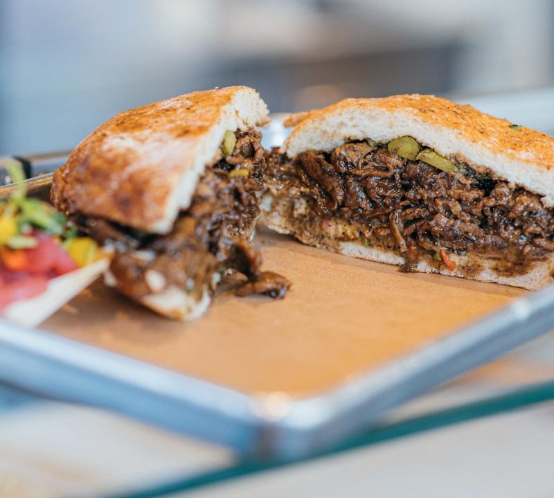 20-Min Ranch Beef Sandwiches