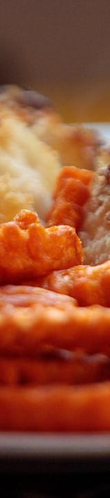 Crispy Baked Chicken Thighs & Sweet Potato Fries