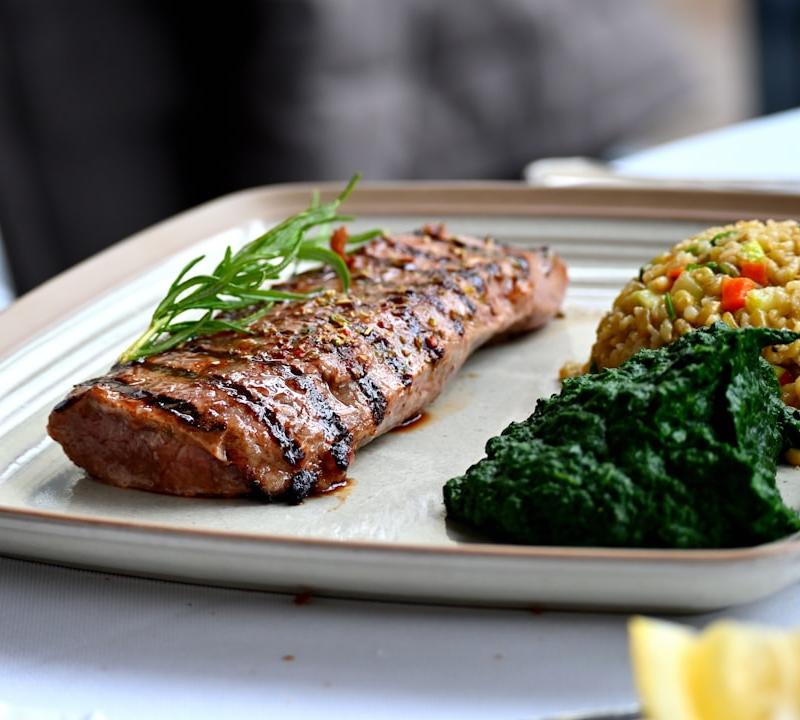 Brown Sugar Glazed Salmon with Sides