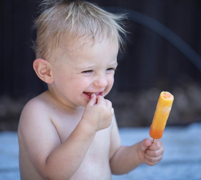 Orange Creamsicle Pops
