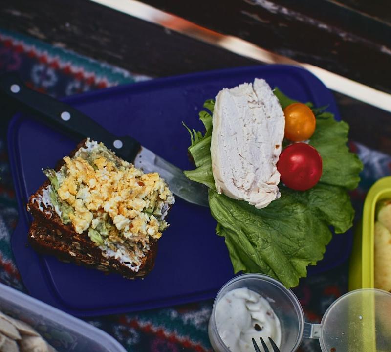 Cottage Cheese Egg Salad Sandwich