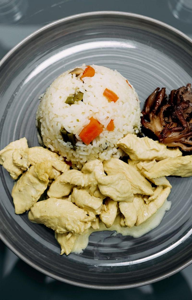 One-Pot Chicken & Rice with Mushrooms